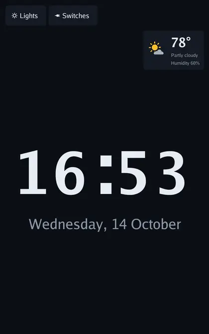 A clock face, 1 of 8