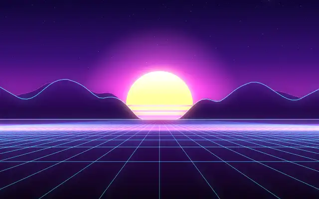 The Synthwave visual